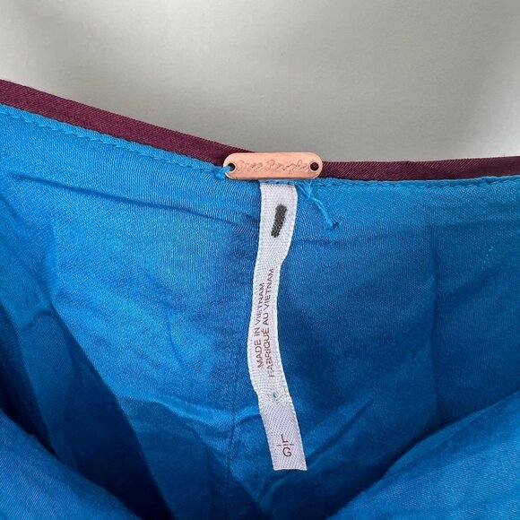 Free People Kai Mini Dress Print Tie Strap Low Back Backless Sundress Summer Sun - Picture 8 of 12